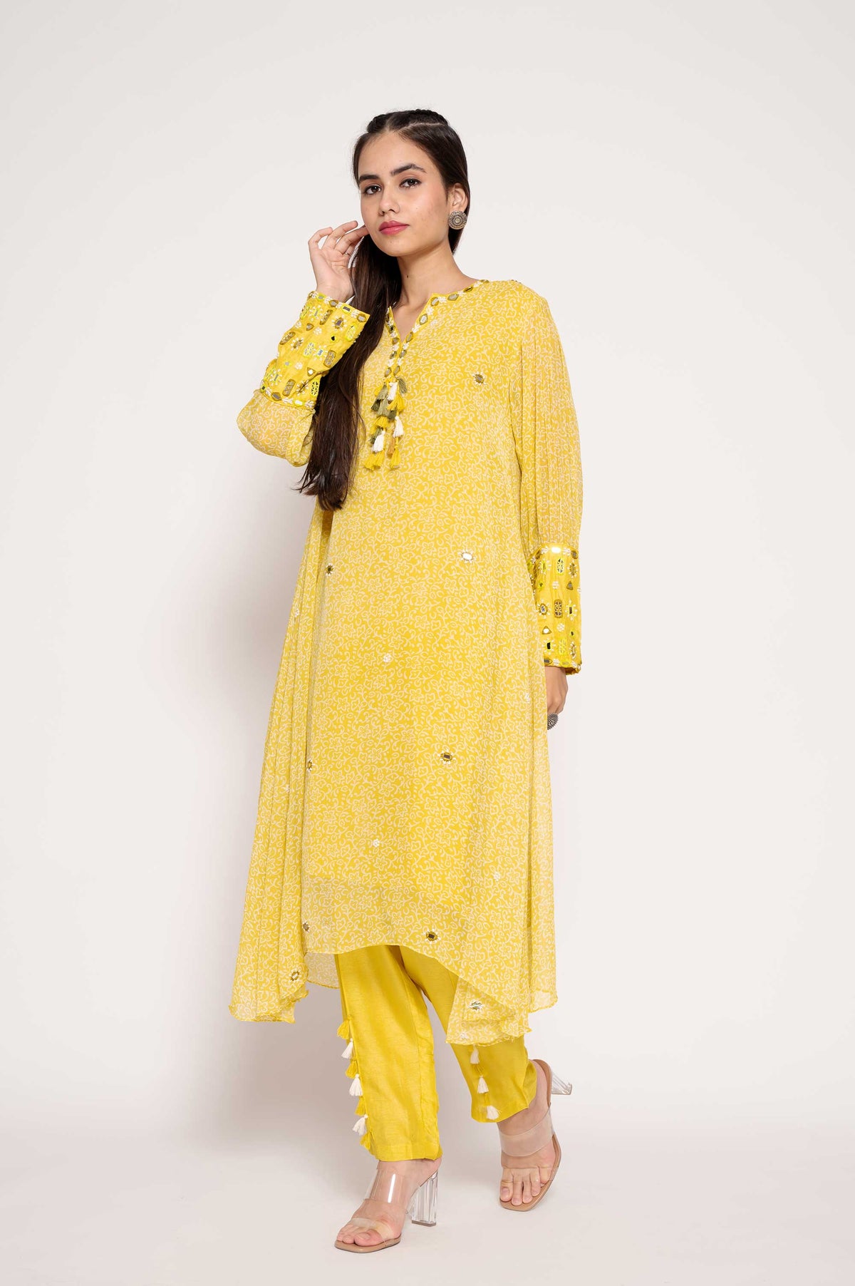 Sheer Kurta Set