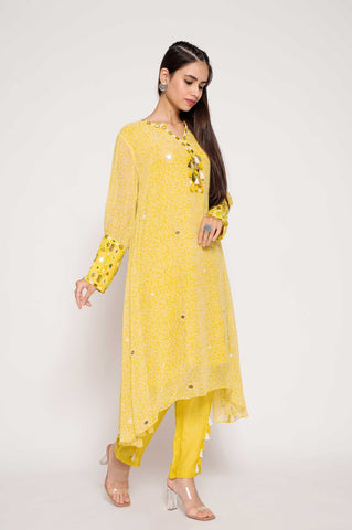 Sheer Kurta Set