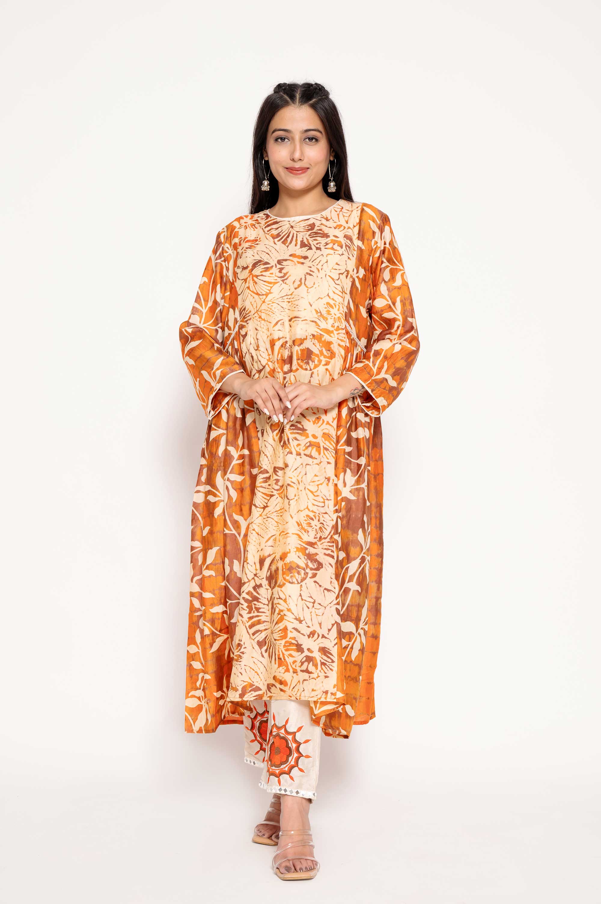Abstract Print Kurta set
