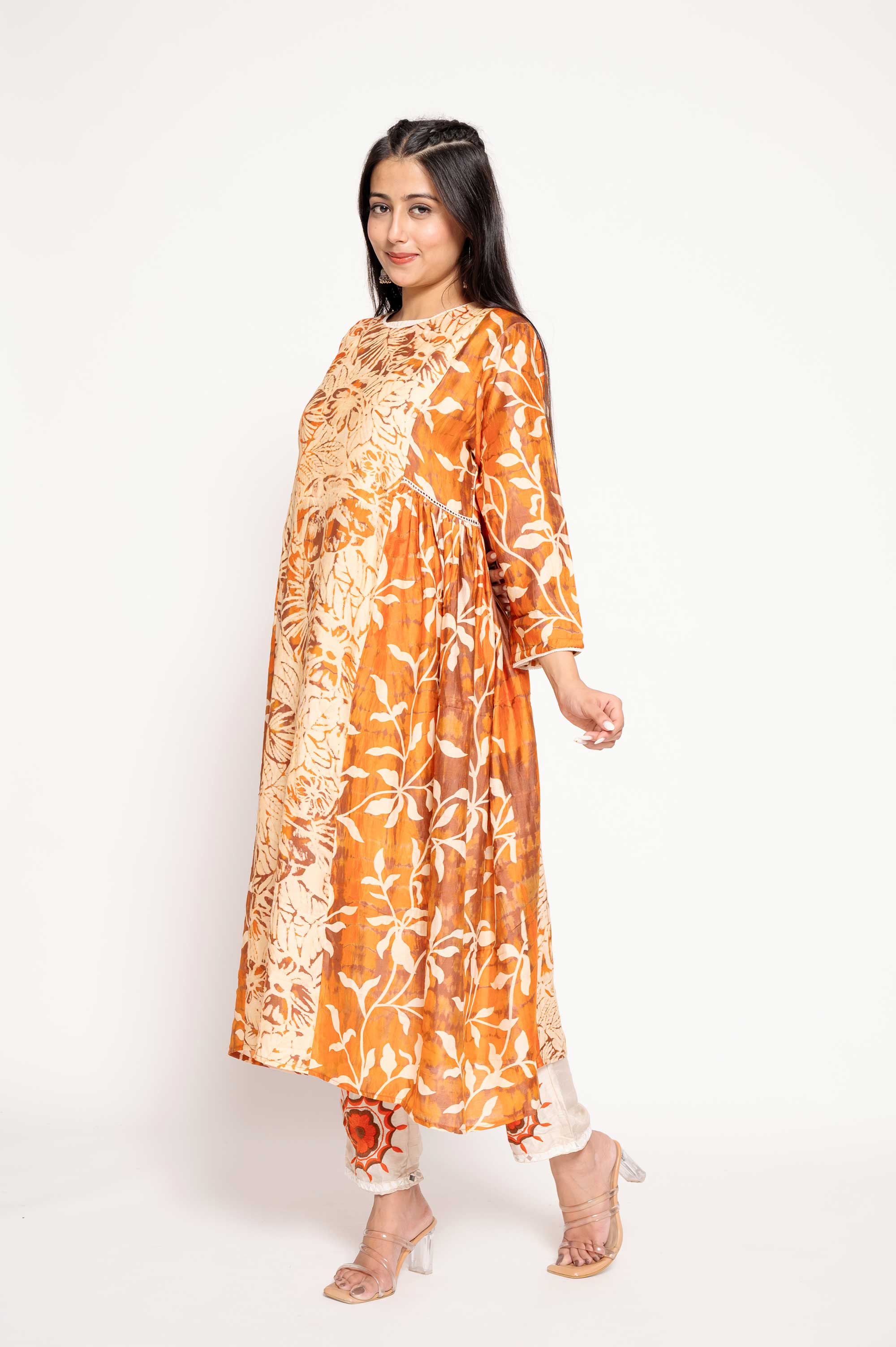 Abstract Print Kurta set