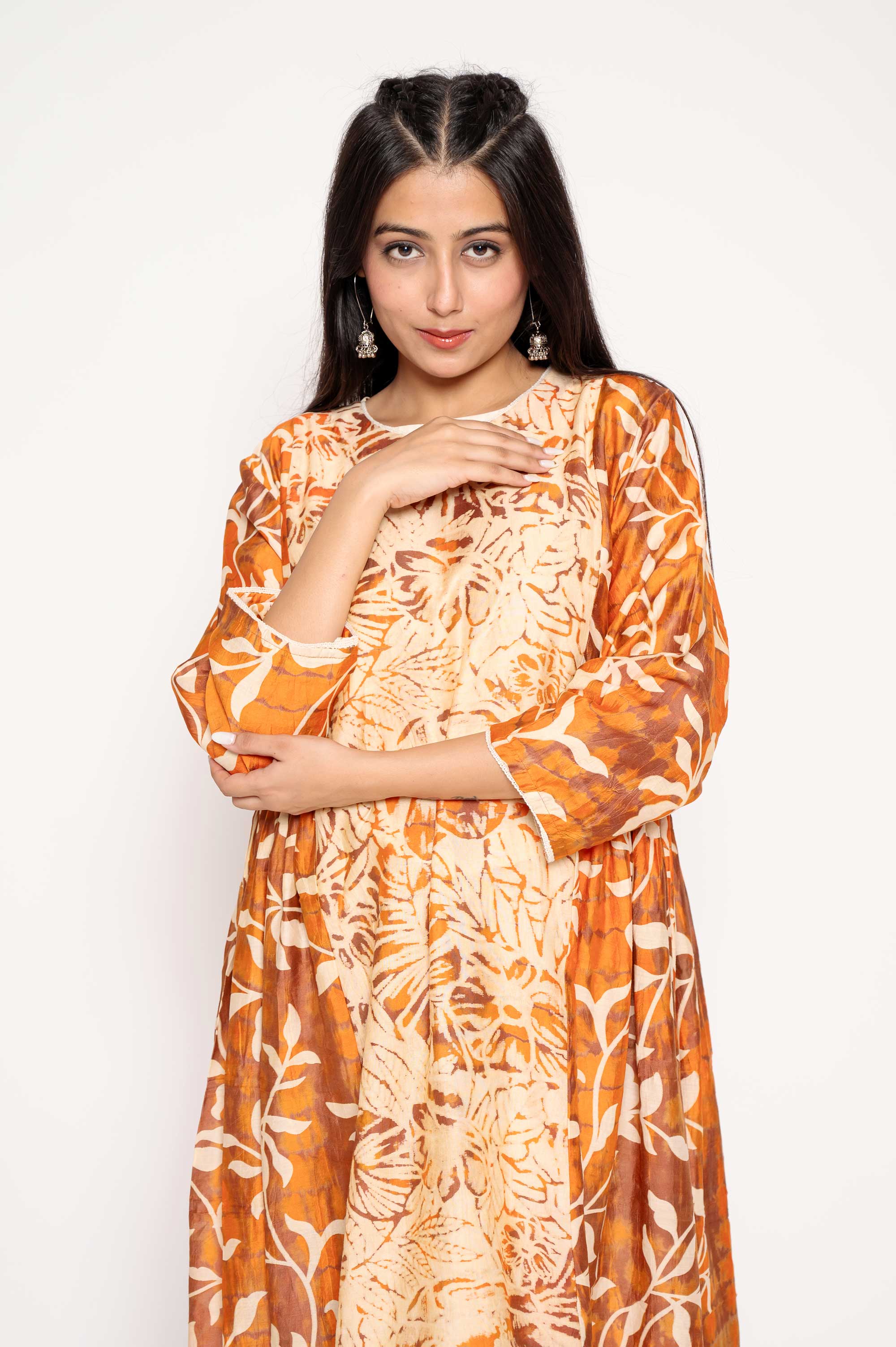 Abstract Print Kurta set