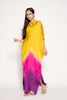 Designer Tie-Dye & Kodi Work Kaftan Gown