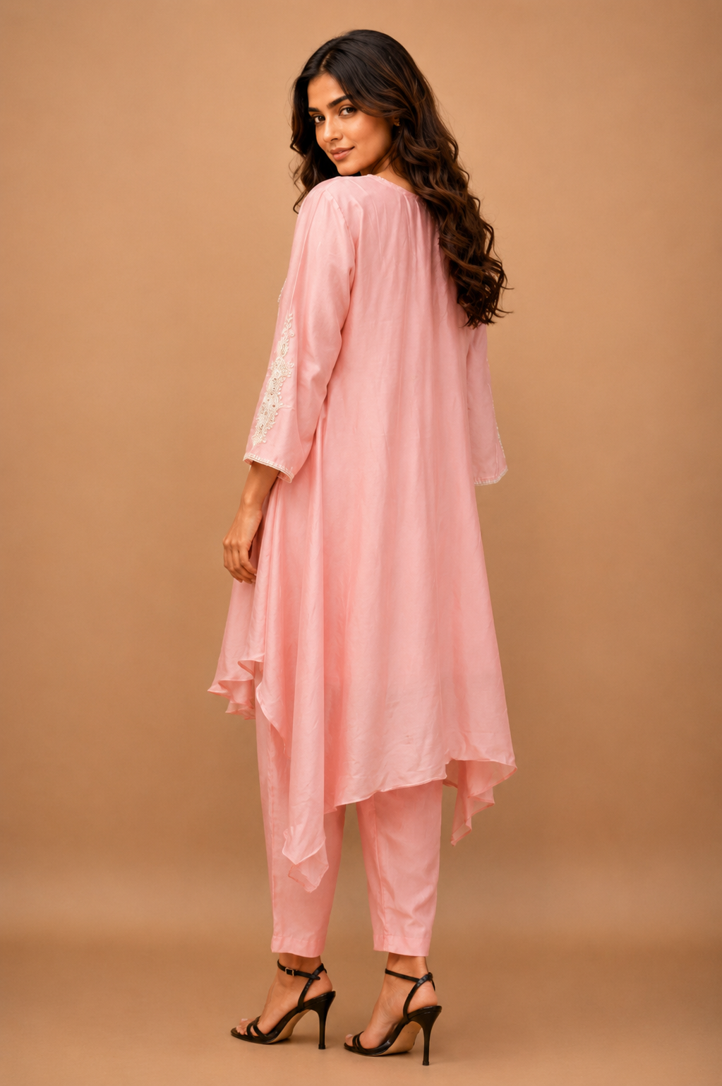 Flared kurta with pant traditional ware