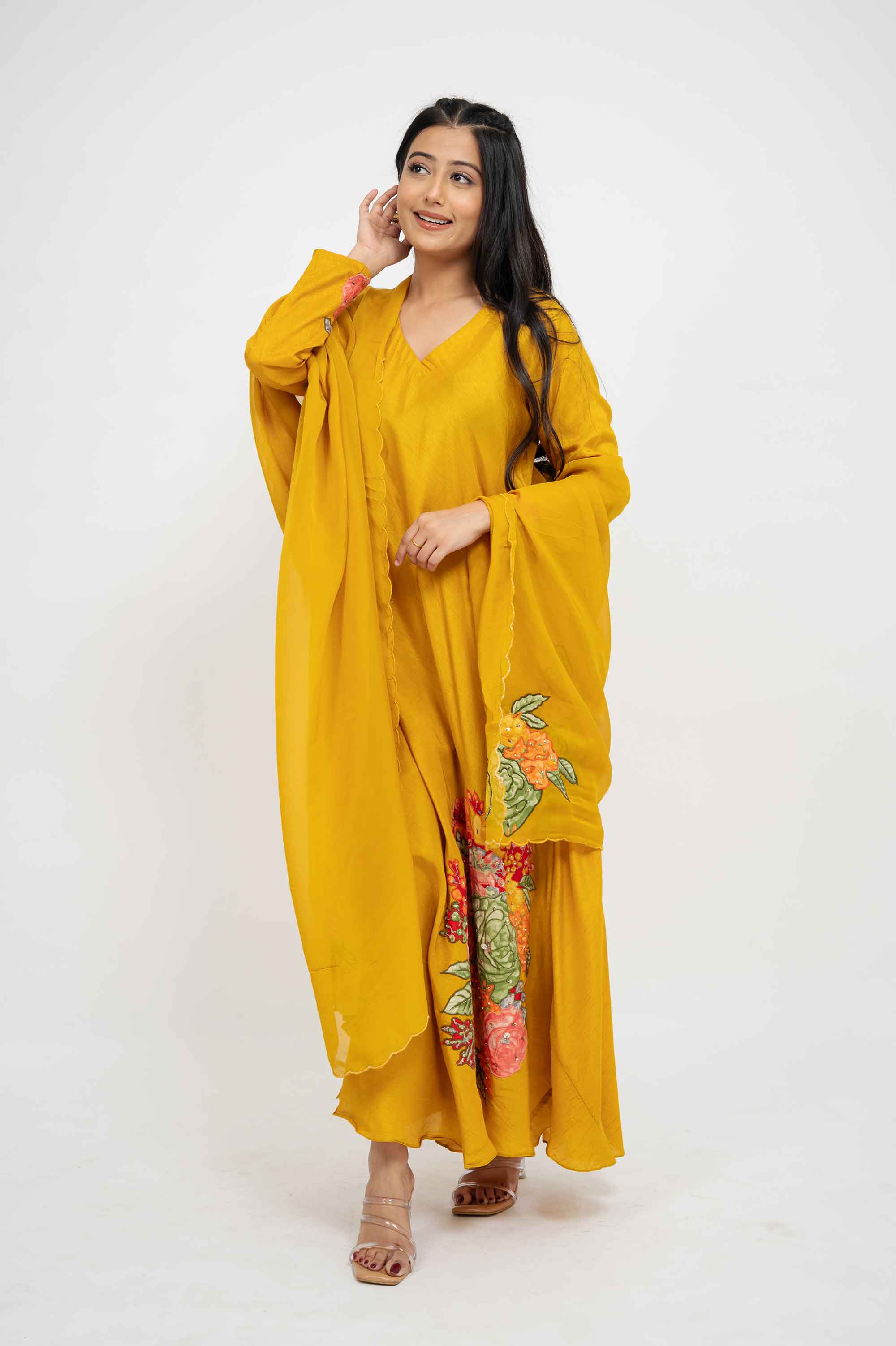 Classy Patchwork Kurtaset with Dupatta