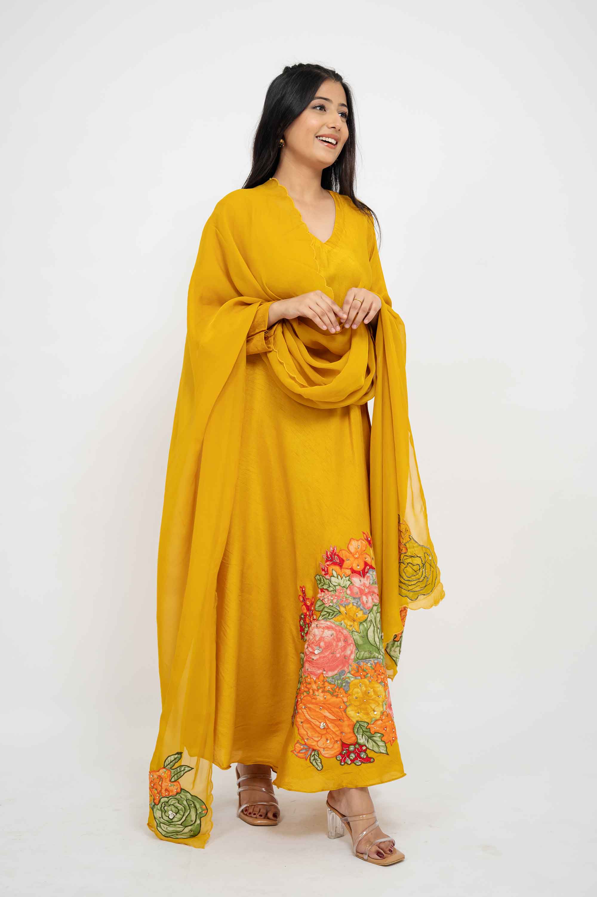 Classy Patchwork Kurtaset with Dupatta