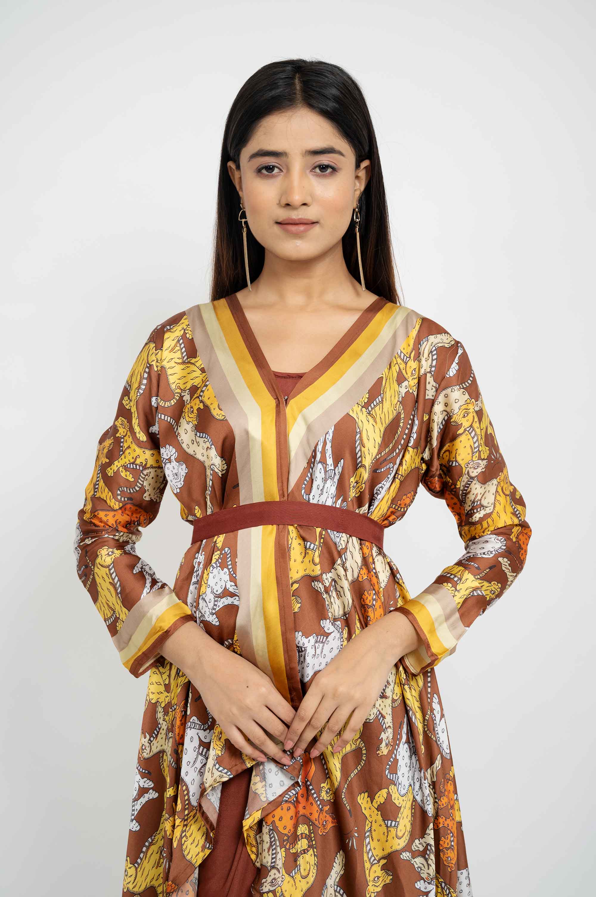 Elaborate Dhoti Coord in Prints