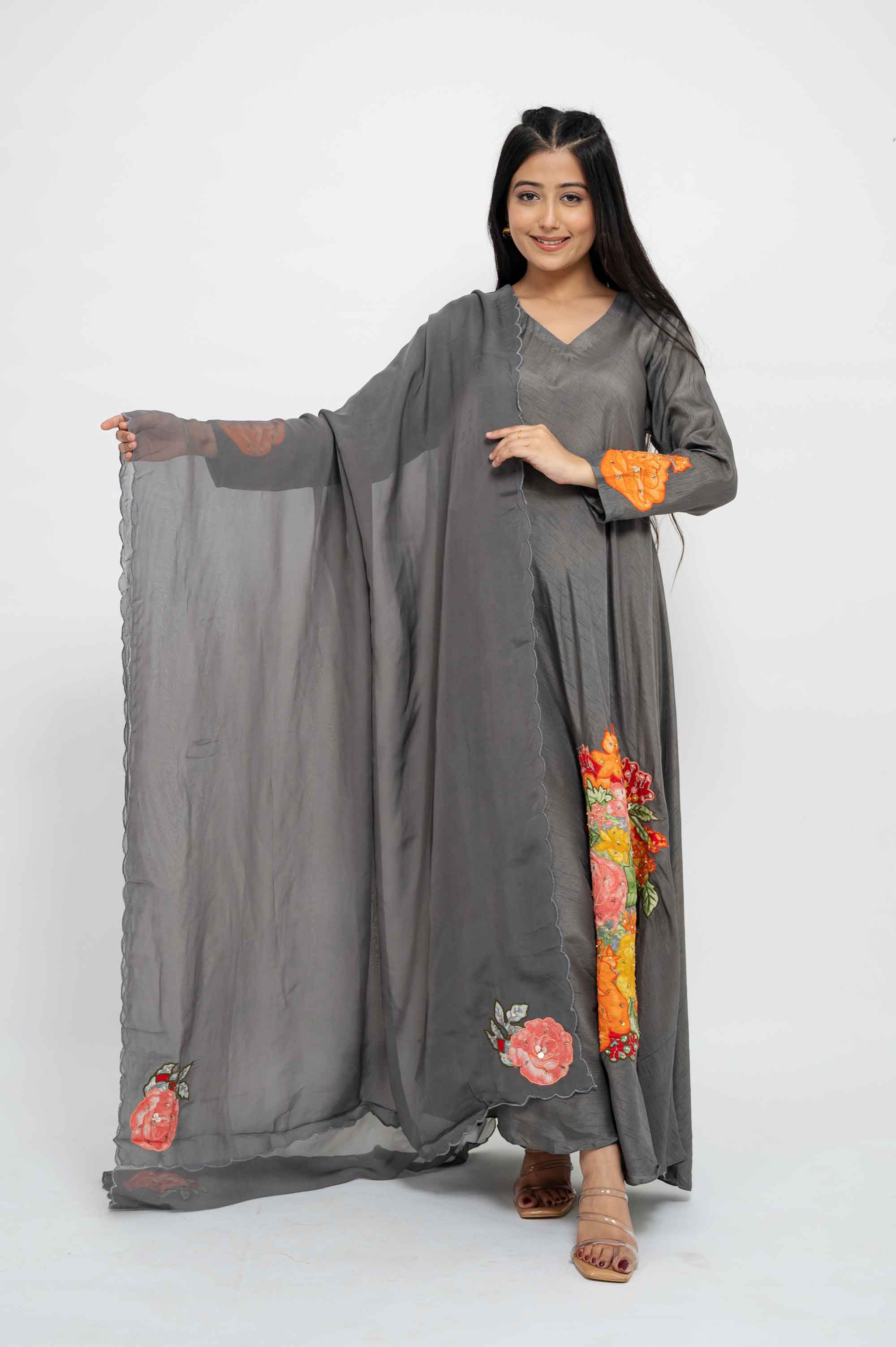 Classy Patchwork Kurtaset with Dupatta