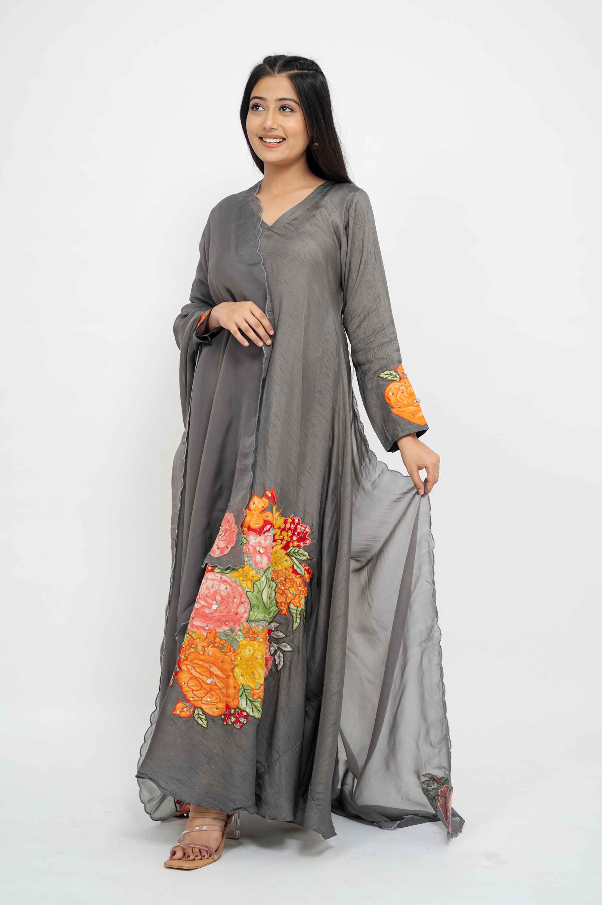 Classy Patchwork Kurtaset with Dupatta