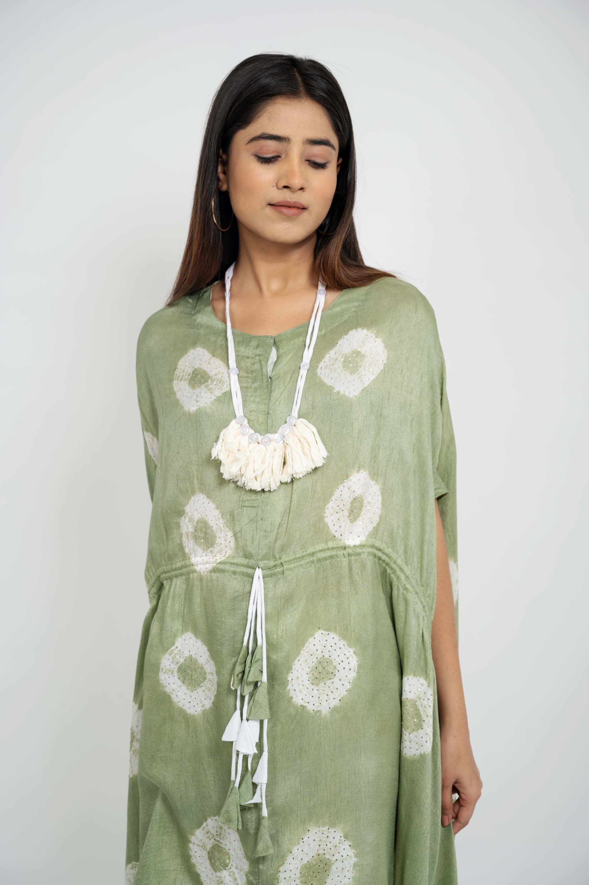 Kaftan TieDye Top with Solid Pants