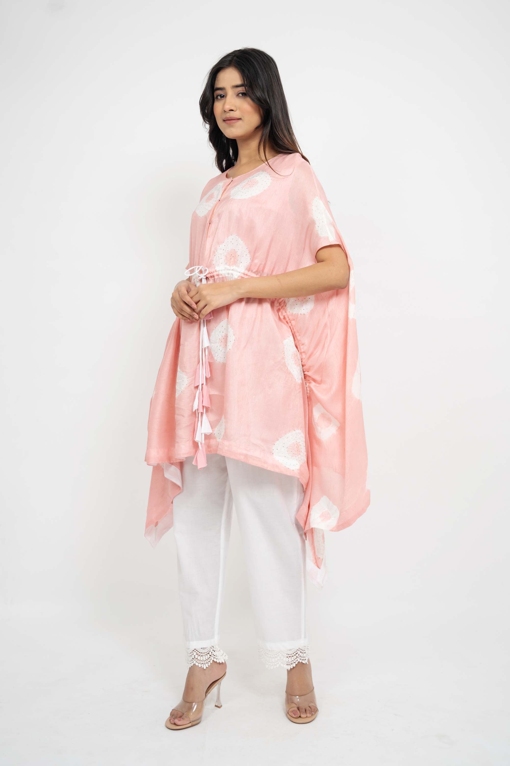 Kaftan TieDye Top with Solid Pants