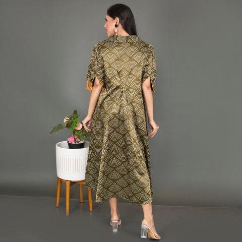 Printed Midi dress