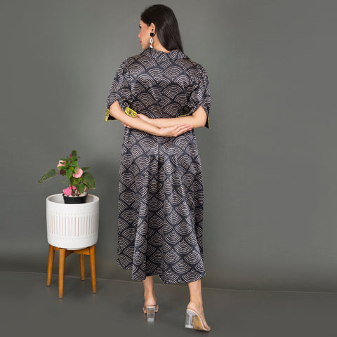Printed Midi dress