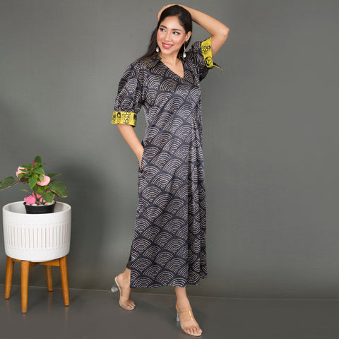 Printed Midi dress