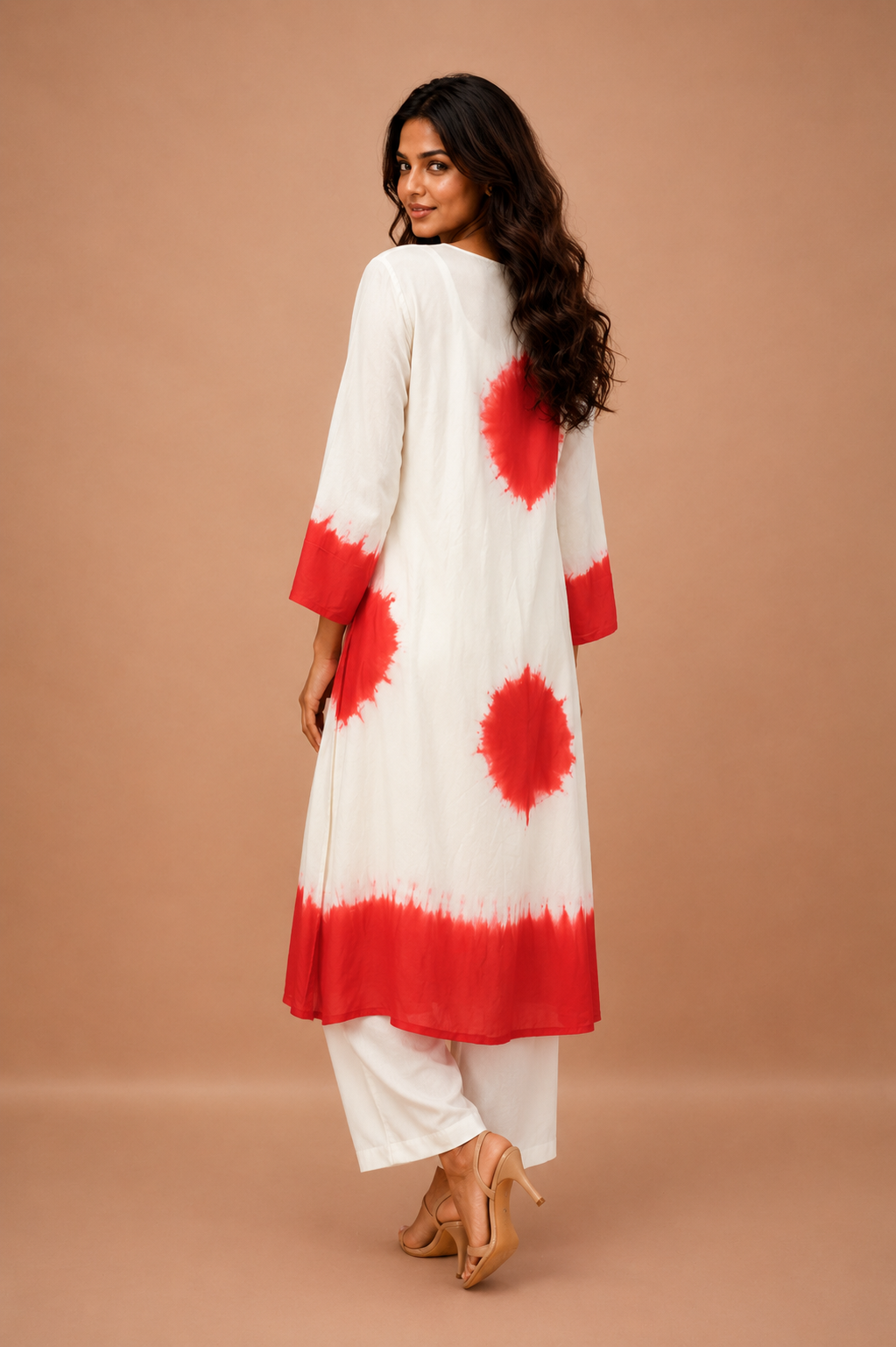 Straight long kurta  with pant traditional ware