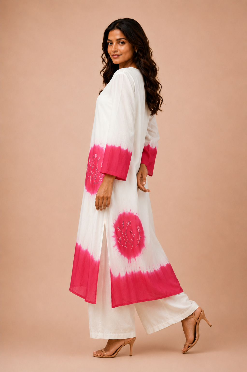 Straight long kurta  with pant traditional ware
