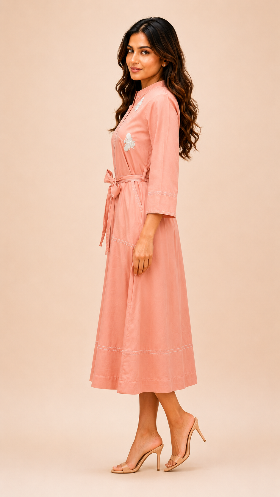 One piece kurti with belt western, party ware