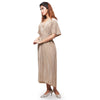 Lycra Crush Dress With Broad Sleeves