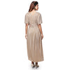 Lycra Crush Dress With Broad Sleeves