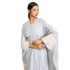 Elegant gown with cape jacket