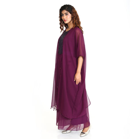 Effortlessly Glamorous Gown With Jumpsuit