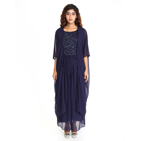 Effortlessly Glamorous Gown With Jumpsuit