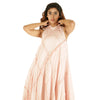 High neck A-line dress