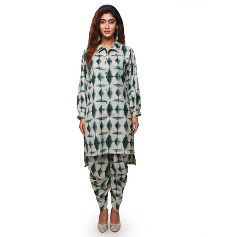 Geometric print ethnic coords