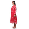 Batik Long Dress with white motifs