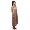 One Sided Knotted Sleeve Glitz & Glam Dress
