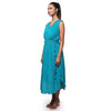 Sleeveless crepe midi dress