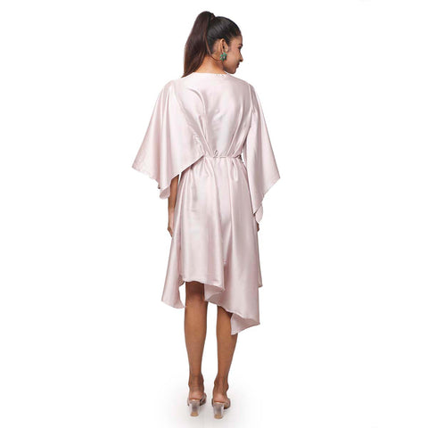 Lady in - satin cocktail dress