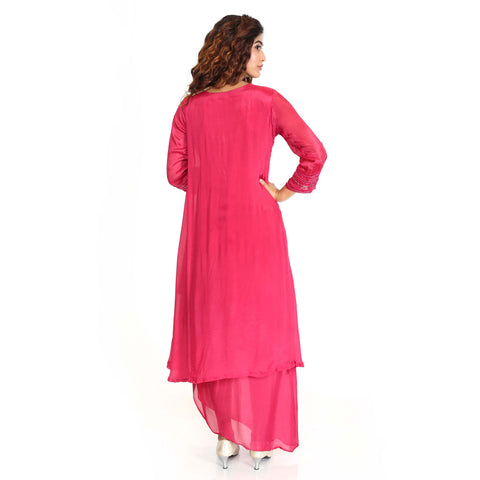Sequene Crepe draped set