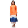 Tri-hued kurta set