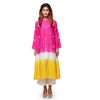 Tri-hued kurta set