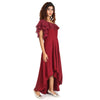 Ruffle detailed valentine dress