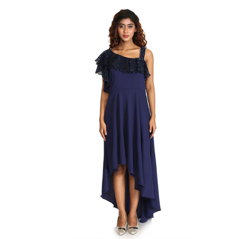 Ruffle detailed valentine dress