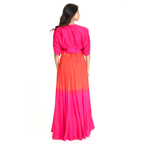 Organza Indowestern dress