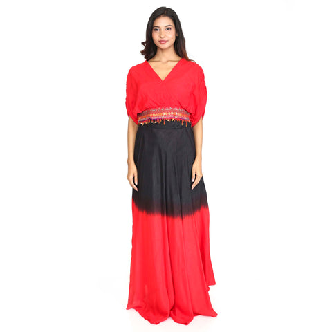 Organza Indowestern dress