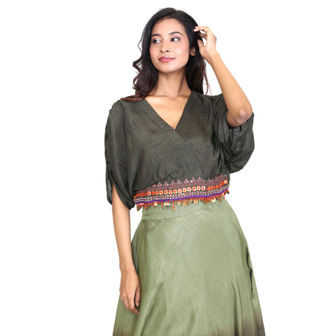 Organza Indowestern dress